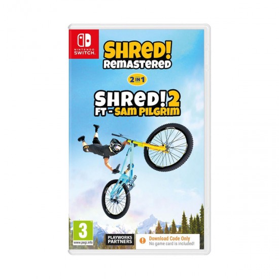 NSW Shred! Remastered & Shred 2 Ft Sam Pilgrim (Code in a Box) (104693)