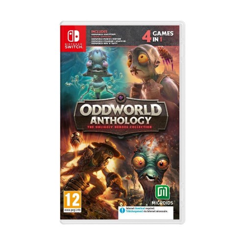 NSW Oddworld Anthology (4 games CIAB + 1game in cartridge)(105692) NSW Oddworld Anthology (4 games CIAB + 1game in cartridge)(105692)