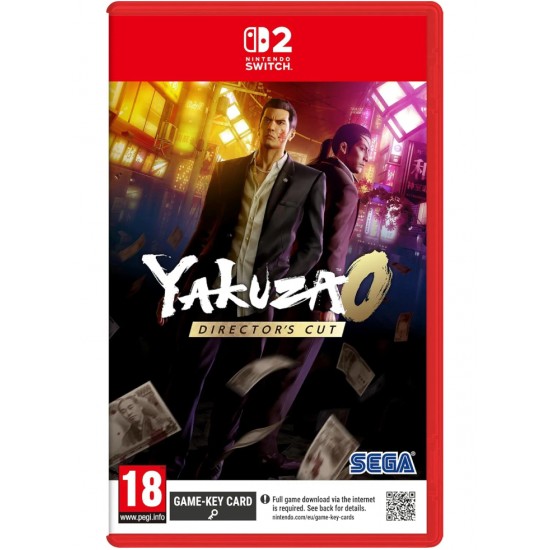 NSW2 Yakuza Zero Director’s Cut (Game Key Card) (108870)