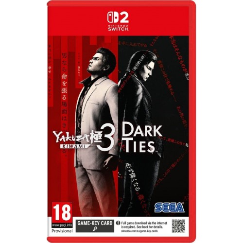 NSW2 Yakuza Kiwami 3 & Dark Ties (Game Key Card)(115423)