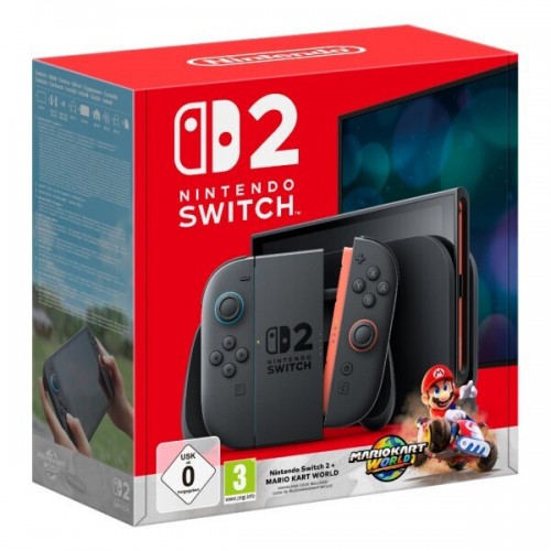 Nintendo Switch 2 Μαύρο Mario Kart World Bundle (2025653) Nintendo Switch 2 Μαύρο Mario Kart World Bundle (2025653)