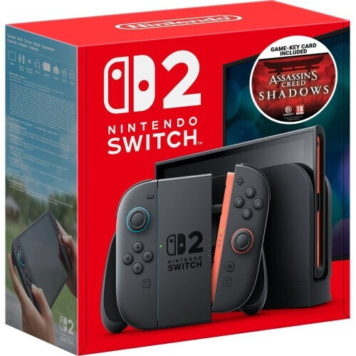 Nintendo Switch 2 Μαύρο Assasin's Creed Shadows Bundle(2119219) Nintendo Switch 2 Μαύρο Assasin's Creed Shadows Bundle(2119219)