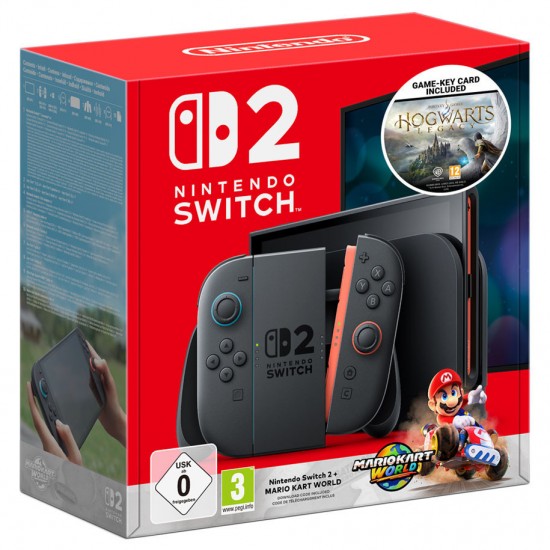 Nintendo Switch 2 Μαύρο Mario Kart World & Hogwart's Legacy Bundle (2119222) Nintendo Switch 2 Μαύρο Mario Kart World & Hogwart's Legacy Bundle (2119222)