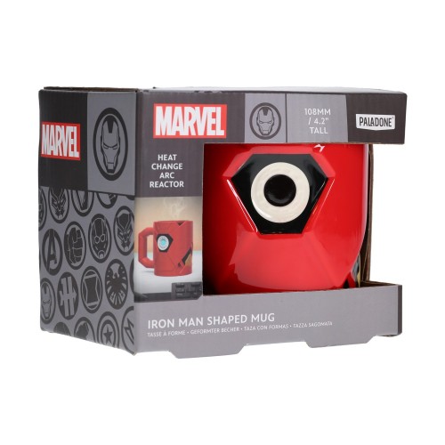 Paladone: Marvel Avengers - Iron Man Shaped Heat Change Mug (500ml) (089407)