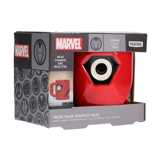 Paladone: Marvel Avengers - Iron Man Shaped Heat Change Mug (500ml) (089407)