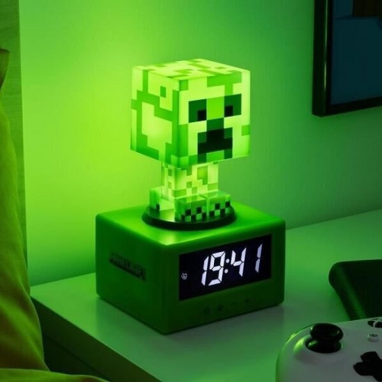 Paladone Icons: Minecraft - Creeper Alarm Clock (PP11369MCFV3)
