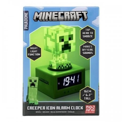Paladone Icons: Minecraft - Creeper Alarm Clock (PP11369MCFV3)
