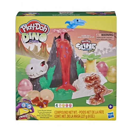 Hasbro Play-Doh Dino Crew Lava Bones Island (F1500)