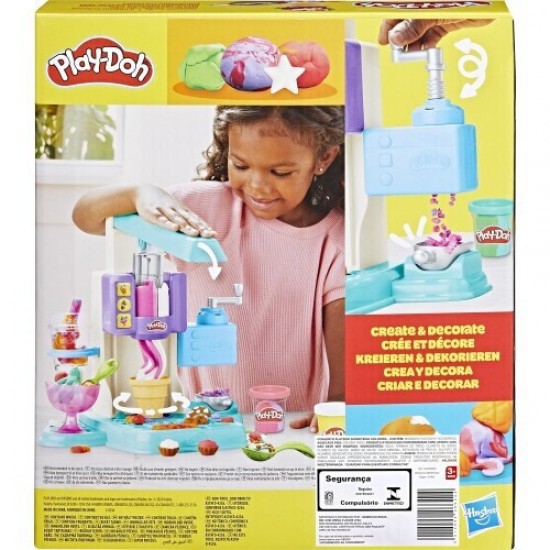 Hasbro Play-doh Rainbow Swirl Ice Cream Playset (G0028) Hasbro Play-doh Rainbow Swirl Ice Cream Playset (G0028)