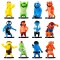 P.M.I. Gang Beasts Collectible Figures - 1 Pack (S1) (Random) (GB2010)