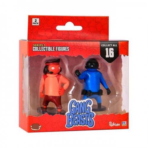 P.M.I. Gang Beasts Collectible Figures - 2 Pack (S1) (Random) (GB2015)