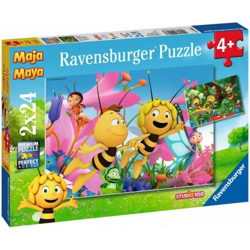 Ravensburger Παζλ 2X24 Τεμ. Μάγια Η Μέλισσα (09093)