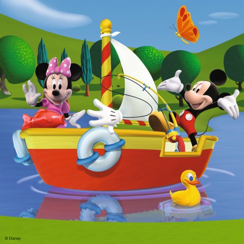 Ravensburger Puzzle Disney Mickey Mouse Clubhouse - Everyboby Loves Mickey (3x49pcs.) (09247)