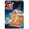 Ravensburger 3D puzzle gingerbread house at night (11237)