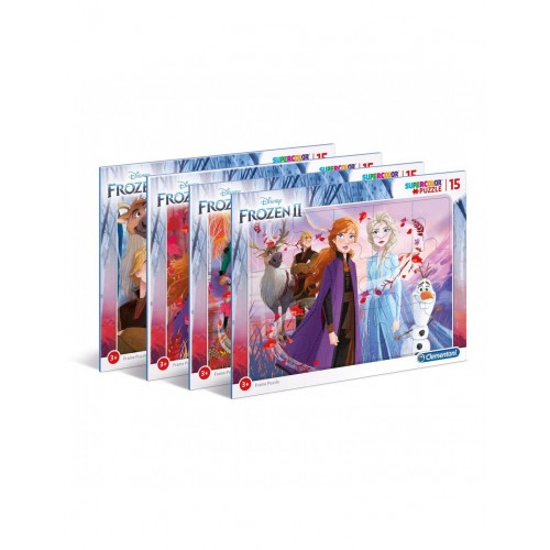 As Company Puzzle 15 Super Color Disney Frozen 2 (1200-22235)