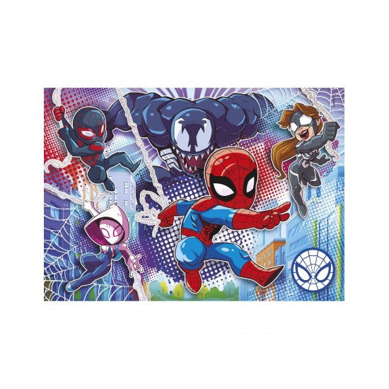 As Company Puzzle 2x20  2x60 Super Color Marvel Superhero (1200-24769)