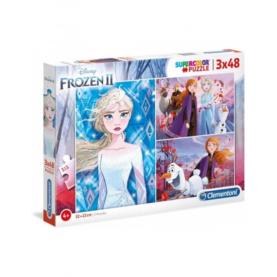 As Company Puzzle 3 X 48  Disney Frozen 2 Supercolor (1200-25240)