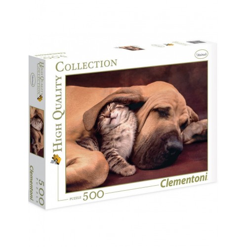 As Company Puzzle 500 H.Q. Γατάκι Με Σκυλάκι (1220-35020)