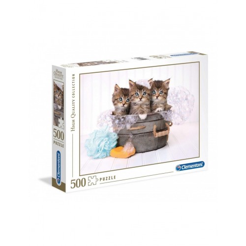 As Company Puzzle 500 H.Q. Kittens And Soap (1220-35065)