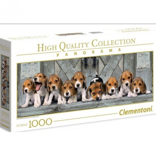 As Company Puzzle 1000 H.Q. Panorama Σκυλάκια Beagles (1220-39435)