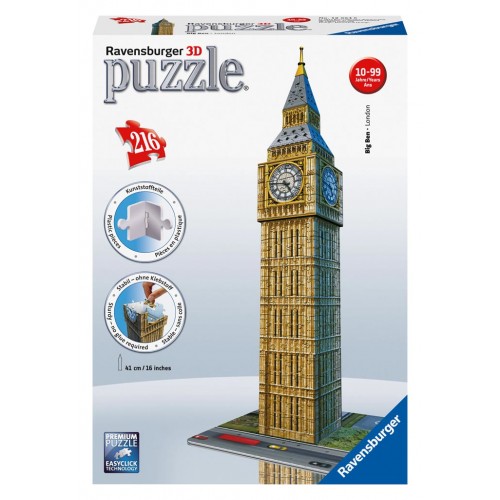 Ravensburger 3D Puzzle 216 τεμ. Big Ben(12554)