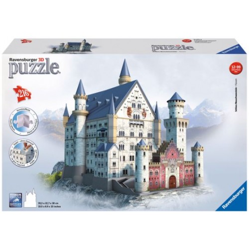 Ravensburger Παζλ 3D Maxi Κάστρο Neuschwanstein (12573)