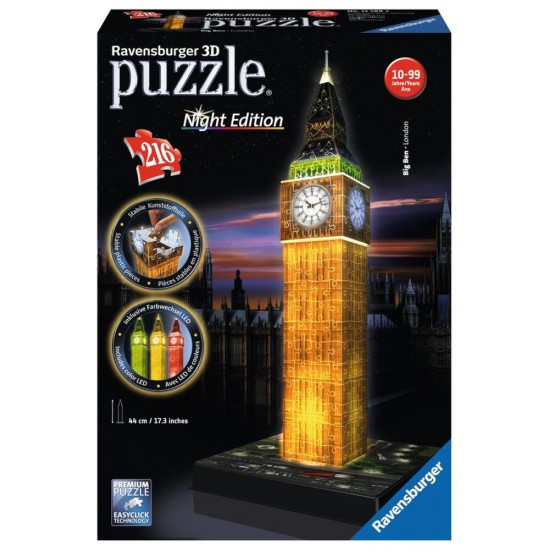 Ravensburger  Puzzle 3D Big Ben Night Edition (125883)