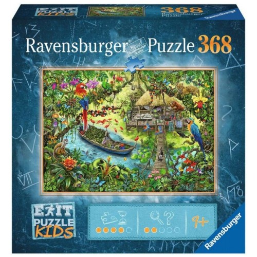 Ravensburger Puzzle και Επιτραπέζιο EXIT Απόδραση από την ζούγκλα 368 Τεμ. (12924)