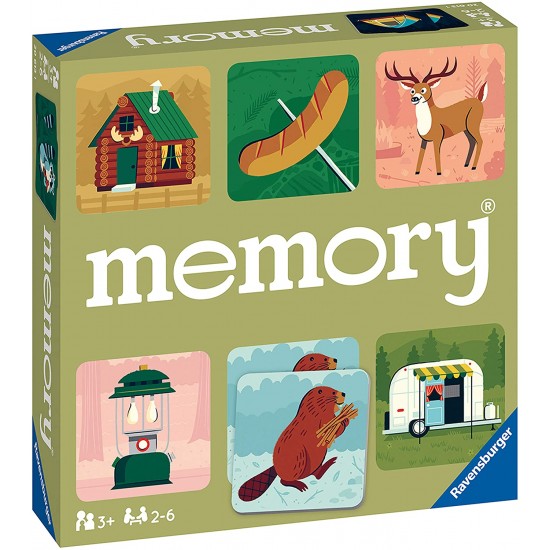 Ravensburger Επιτραπέζιο Μνήμης memory® Κάμπινγκ (20613)