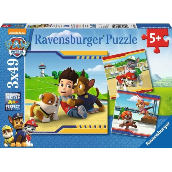 Ravensburger  Puzzle Paw Patrol Hold with Fell  3x49 (93694)