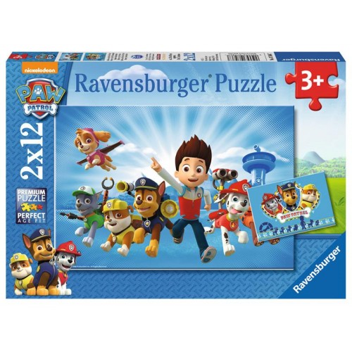 Ravensburger Puzzle Paw Patrol 2x 12pcs (07586)