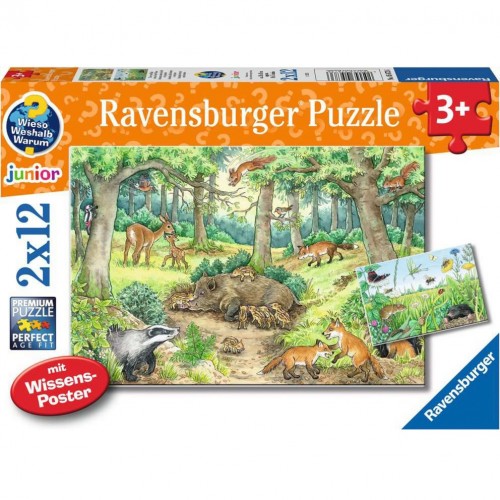 Ravensburger Puzzle Animals in the Forest (05673)