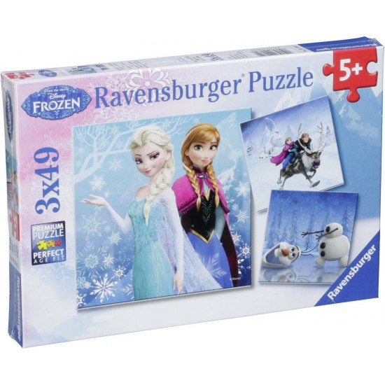Ravensburger Winter Adventures 3 X 49 pcs Puzzle Disney Frozen (09264 2) Ravensburger Winter Adventures 3 X 49 pcs Puzzle Disney Frozen (09264 2)