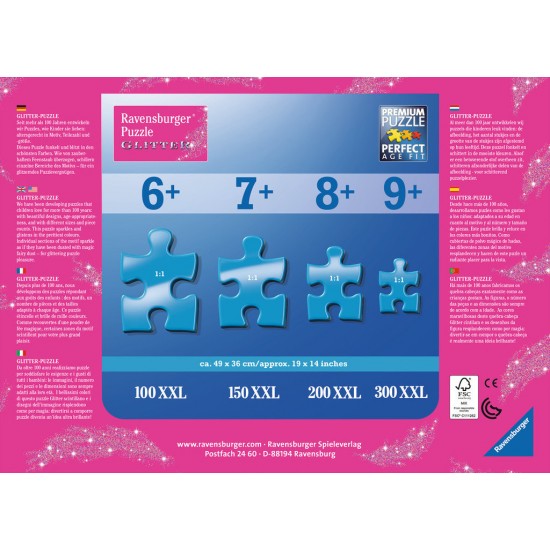 Ravensburger Disney Frozen Glittery Snow 100 pcs XXL (13610 0)