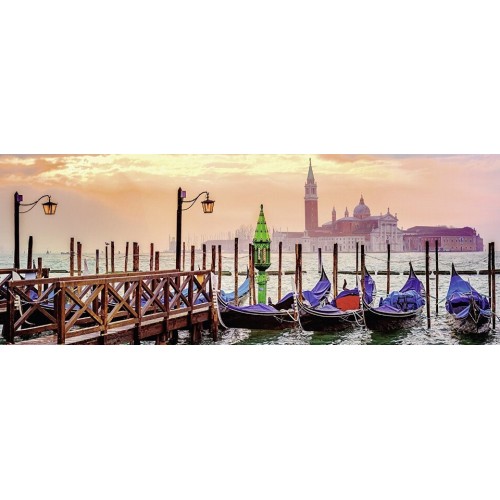Ravensburger Παζλ 1000τεμ. Γόνδολες στη Βενετία - Πανόραμα (15082)