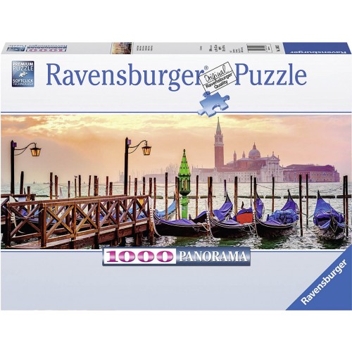 Ravensburger Παζλ 1000τεμ. Γόνδολες στη Βενετία - Πανόραμα (15082)