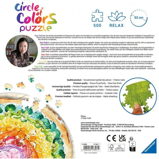 Ravensburger Puzzle Circle of Colors Pizza (17347)