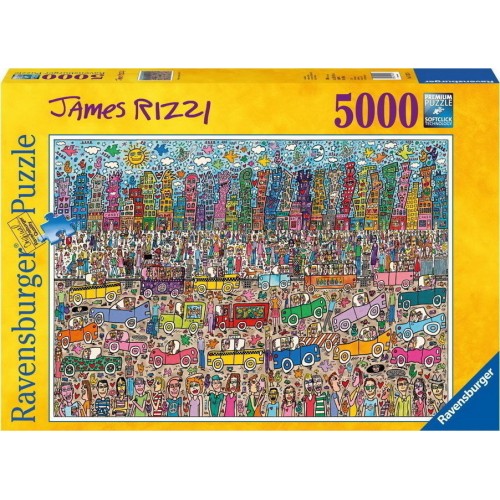 Puzzle Ravensburger - Rizzi James: Nothing is as Pretty as a Rizzi City, 5000 pieces (17427)