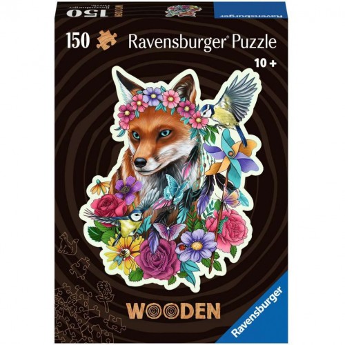 Ravensburger Wooden Puzzle Πολύχρωμη αλεπού (17512)