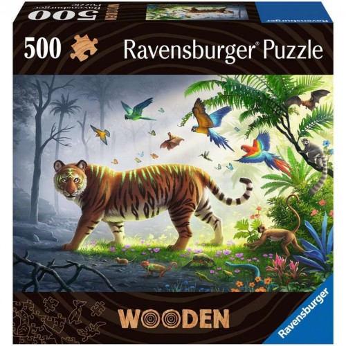 Ravensburger Wooden Puzzle Tiger in the Jungle (17514)