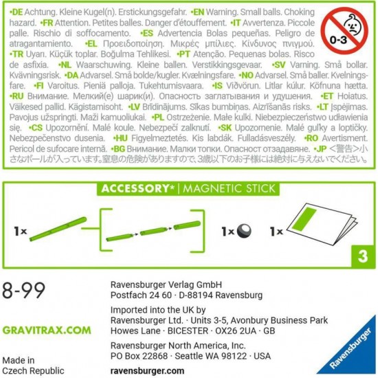Ravensburger Gravitrax Accessory Magnetic Stick (27478)
