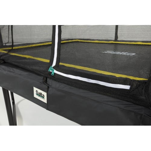 Salta Trampoline Comfort Edition, fitness equipment (black, rectangular, 214 x 305 cm) (5092A)