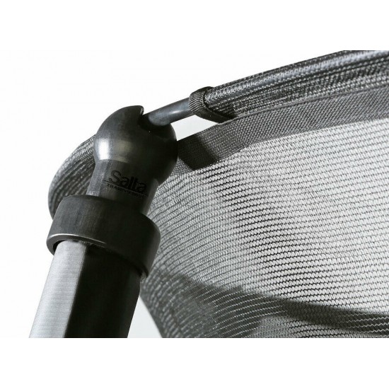Salta trampoline first class, fitness equipment (black, round, 305 cm) (5372A)