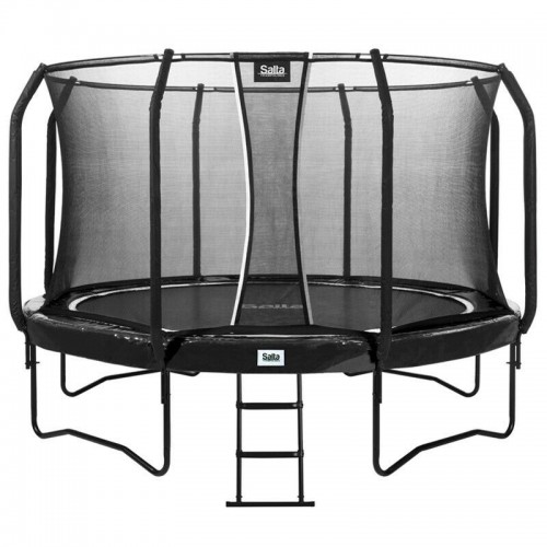 Salta trampoline first class, fitness equipment (black, round, 305 cm) (5372A)