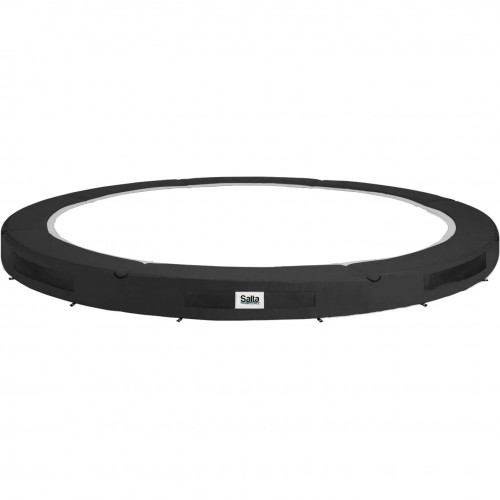 Salta trampoline Premium Ground, fitness equipment (black, round, 427 cm, incl. safety net) (5855A)
