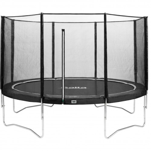 Salta trampoline combo, fitness equipment (black, round, 427 cm) (586A)