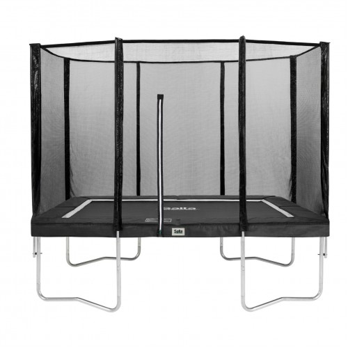 Salta trampoline combo, fitness equipment (black, rectangular, 214 x 305 cm) (590A)