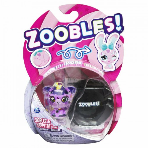 Spin Master Zoobles!: Zoobles & Happitat - Kosmic Kitty 1-Pack (20132442)