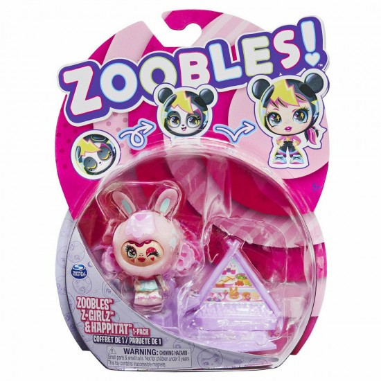 Spin Master Zoobles!: Z-Girlz & Happitat - Luvlee Figure (1-Pack) (20134938)