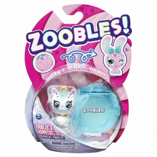 Spin Master Zoobles!: Z-Girlz & Happitat - Angel Llama Figure (1-Pack) (20134944)